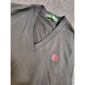 Augusta Ga Country Club Logo Robert Bryan Vest Mens L Black V-Neck Golf  USA